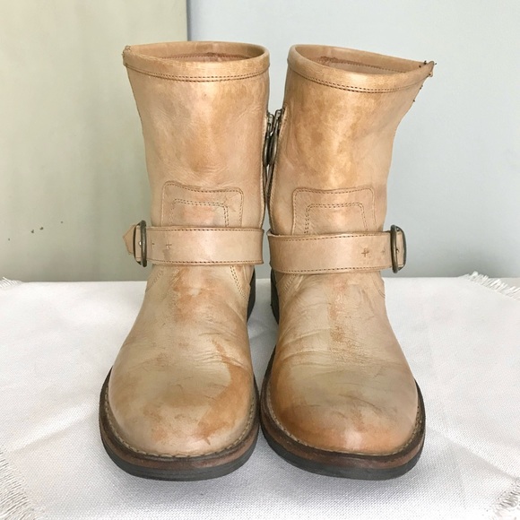 FIORENTINI + BAKER Eternity Eli Leather Zip Half Calf Moto Boots - Picture 2 of 14